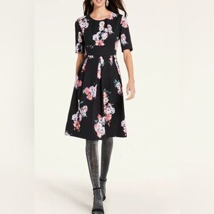 Brooks Brothers Ponte Rose Lined Dress